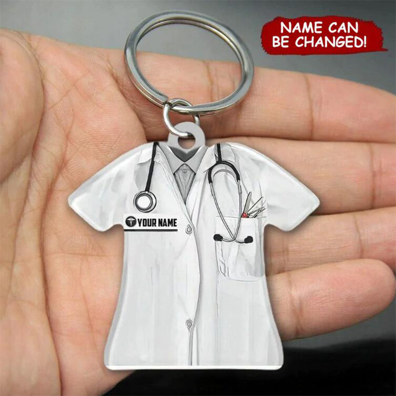 Portachiavi personalizzato con nome infermiera